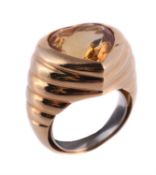 A citrine dress ring by Repossi