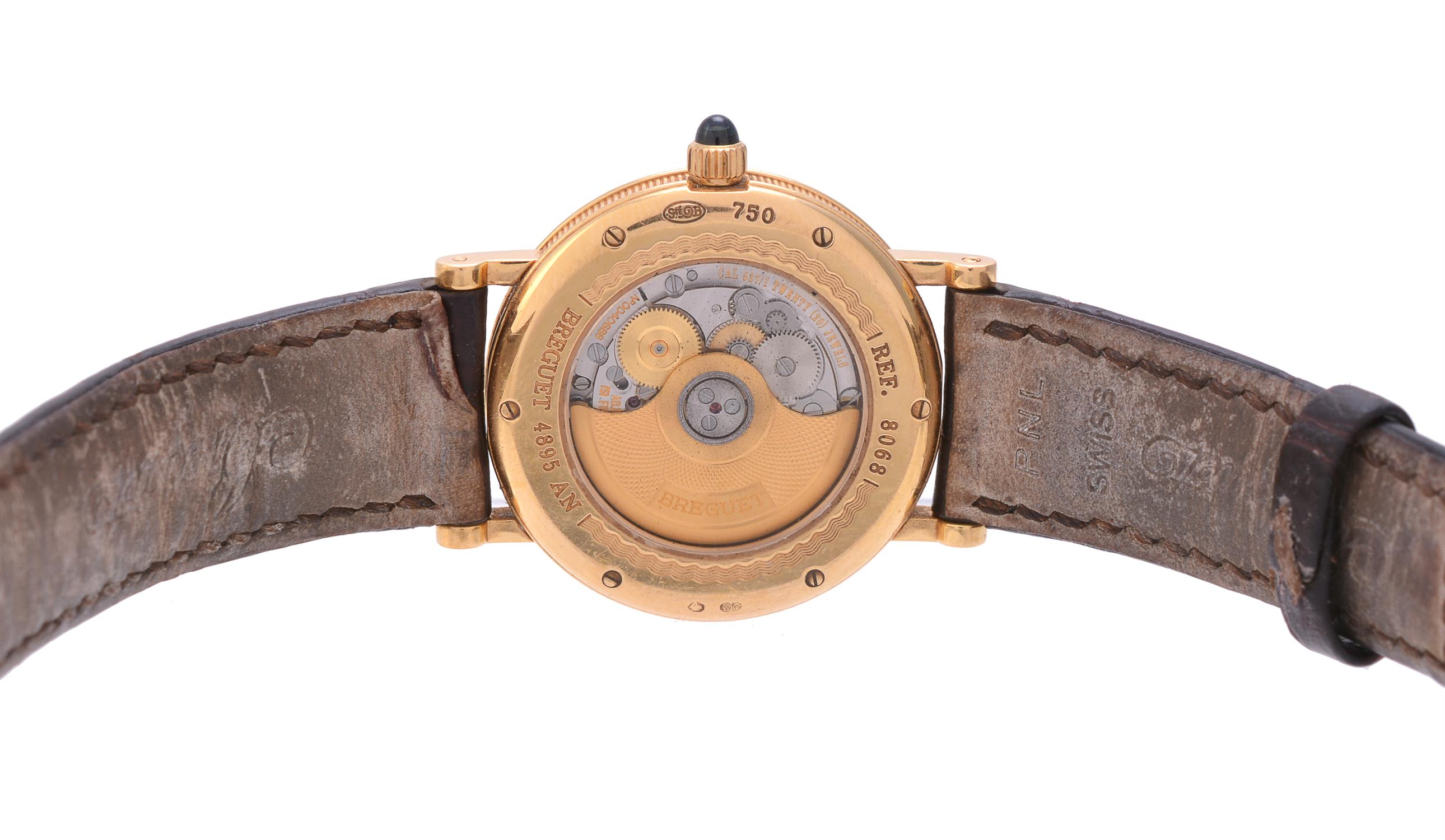 Y Breguet, Classique, ref. 8068, a lady's 18 carat gold and diamond wrist watch - Image 2 of 2