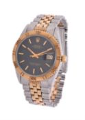 Rolex, Oyster Perpetual Datejust Turn-O-Graph, ref. 1625, a bi-metal bracelet watch