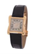 Vacheron Constantin retailed by Cartier, Toledo, ref. 4963, a gold coloured wrist watch