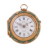 William Store, a 22 carat gold and shagreen triple cased pocket watch for the Ottoman market