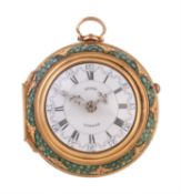 William Store, a 22 carat gold and shagreen triple cased pocket watch for the Ottoman market
