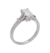 A single stone diamond ring