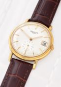 Patek Philippe, Calatrava, ref. 3445, a gold coloured wrist watch