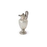 A William IV silver ovoid pedestal claret jug by Edward