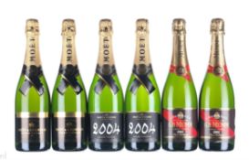 Vintage Moet & Chandon and Mumm