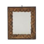 A Continental carved giltwood wall mirror