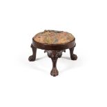 A George II mahogany stool