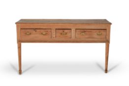 A George II pine dresser base