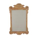 A George I gilt gesso wall mirror