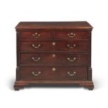 A George III mahogany chest of drawers