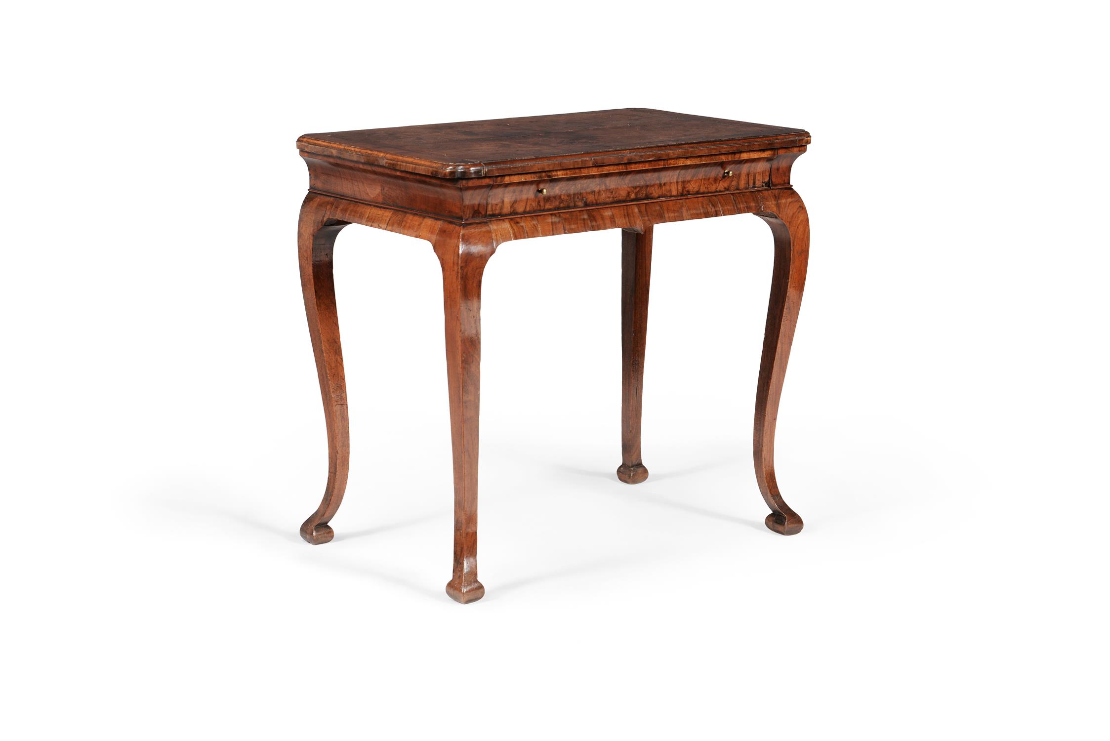 A George I burr walnut side table - Image 2 of 3