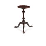 A George II mahogany candle stand