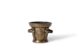 A French bronze mortar