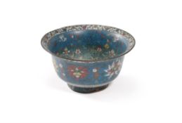 A Chinese cloisonné bowl