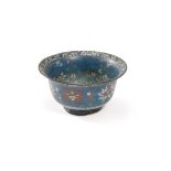 A Chinese cloisonné bowl