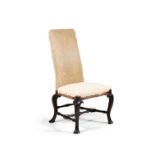 A Queen Anne walnut side chair