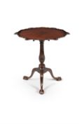 A George III Irish mahogany tripod table