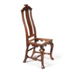 A Queen Anne walnut side chair