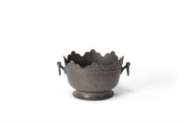 An English or Northern European pewter Monteith