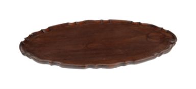 A George III mahogany tray