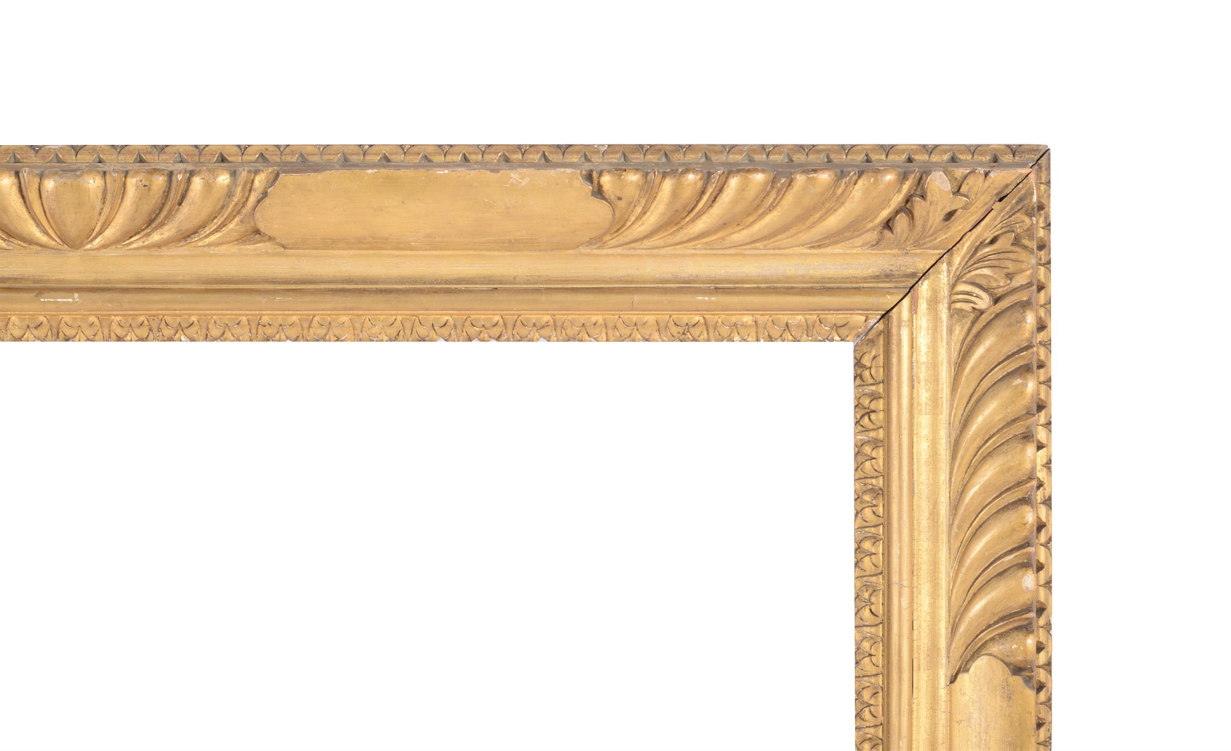 A William & Mary carved giltwood picture frame - Image 3 of 3