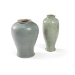 A Chinese Longquan celadon vase