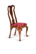 A George I walnut side chair