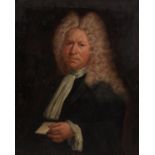 Follower of John Vanderbank, Portrait of a gentleman in a wig