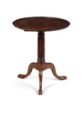 A George III mahogany tripod table