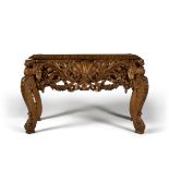 A George II carved giltwood console table