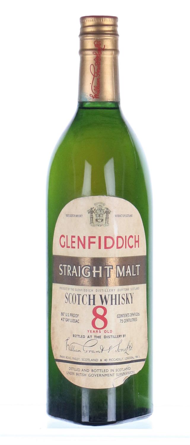 Glenfiddich Straight Malt 8 Year Old - 1960's