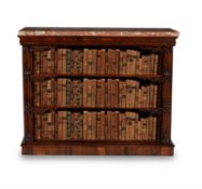 Y A William IV rosewood open bookcase