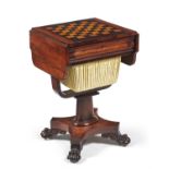 Y A George IV rosewood games table