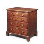 A George III mahogany chest of drawers