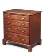 A George III mahogany chest of drawers