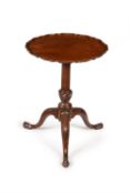 A George III mahogany tripod table