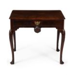 An Irish George II mahogany side table