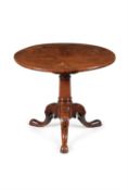 A George III mahogany tripod table