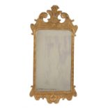 A George I gilt gesso wall mirror