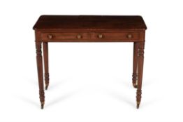 A Regency mahogany 'chamber' table