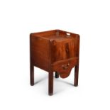 A George III mahogany night commode