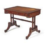 A Regency mahogany library table