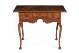 A George I walnut side table