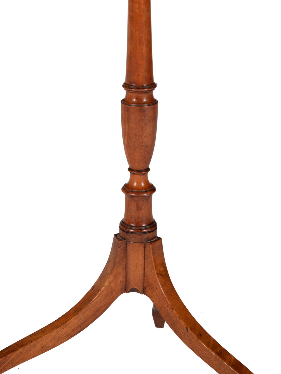 Y A George III satinwood and rosewood crossbanded tripod table - Image 2 of 5