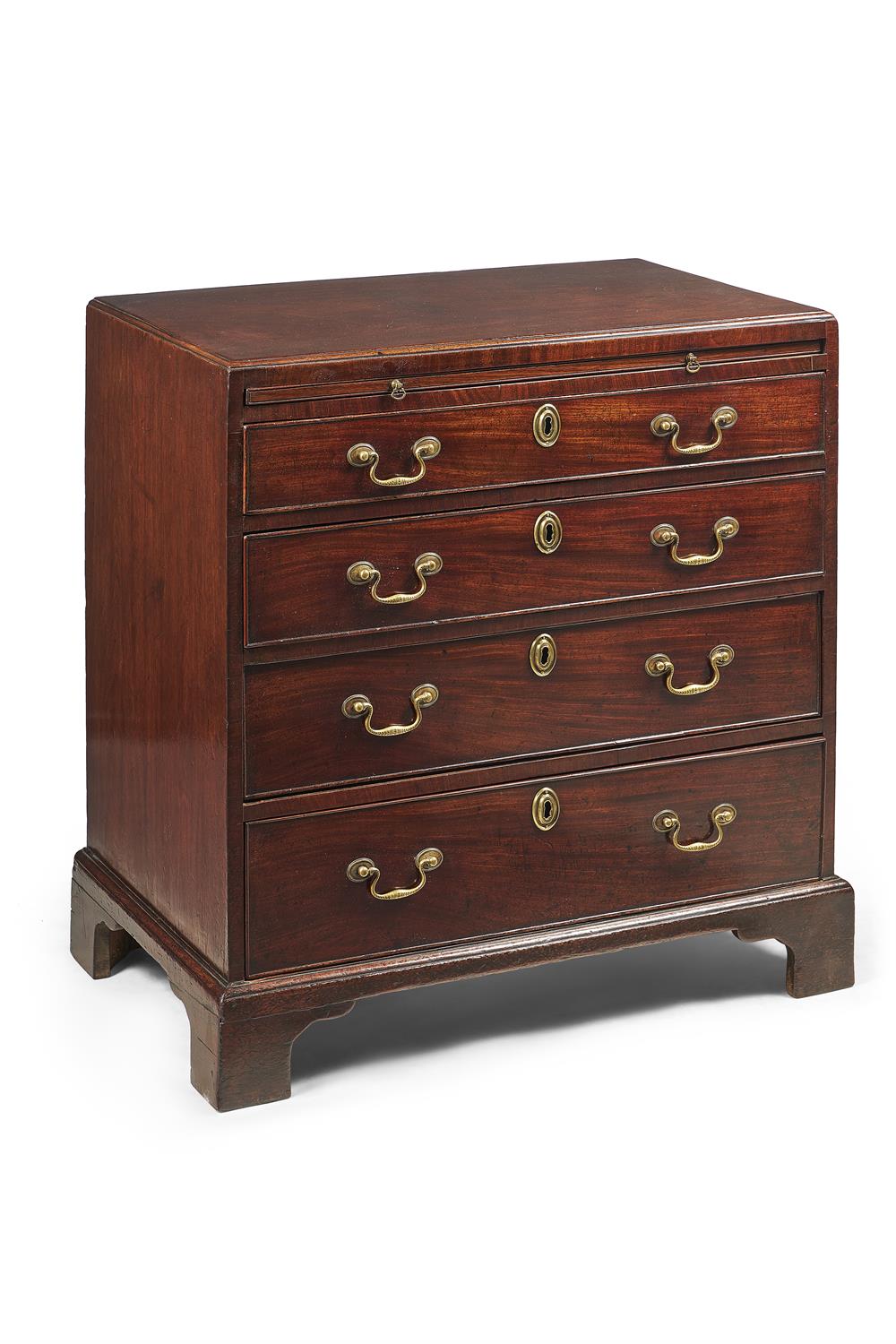 A George III mahogany chest of drawers - Image 2 of 3