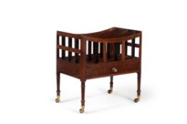 A Regency mahogany Canterbury