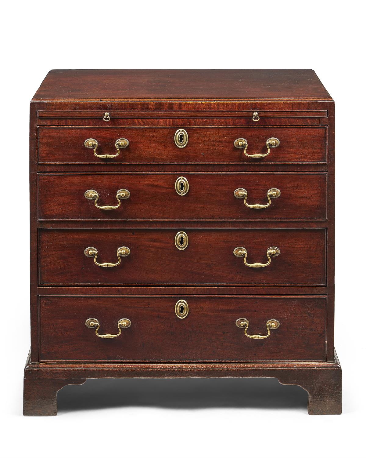 A George III mahogany chest of drawers