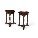 A pair of oak tables in Elizabethan style, early 20th century