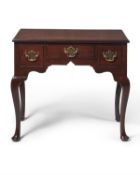 A George II mahogany side table or 'lowboy'